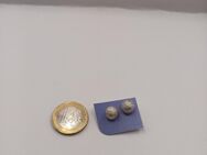 Modeschmuck Ohrringe Ohrstecker Silberfarbe Perlen - Essen