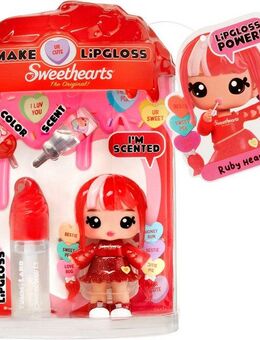 YUMMILAND Minipuppe Yummiland Sweet Lip Gloss-Ruby Hearts, inklusive Schlüsselanhänger