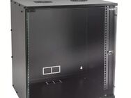 HMF Netzwerkschrank Serverschrank 19 Zoll 12 HE schwarz #1728 - Birkenfeld (Baden-Württemberg)