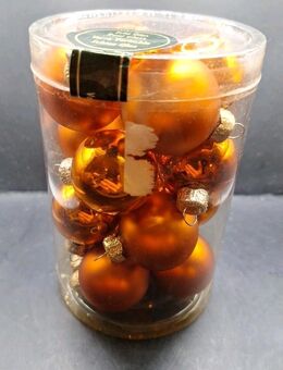 16 Weihnachtskugeln 3,35cm Christbaumkugeln Anhänger Weihnachtsbaumschmuck - Essen