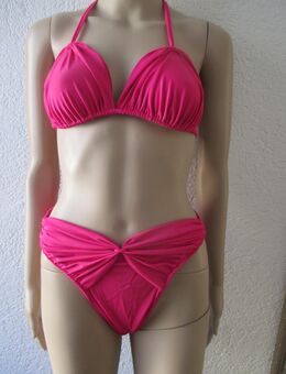 NEU * Extravagant * edel * Neckholder * Triangel * Bikini "RASUREL" Gr. 34- 36/ XS- S * 75B * Barbie * pink * - Riedlingen