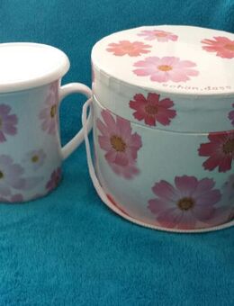 Teetasse mit Deckel( Porzellan?)+ Geschenkbox. Unbenutzt. - Kassel Brasselsberg