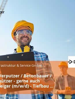 Maurer / Verputzer / Betonbauer / Bautenschützer - gerne auch Quereinsteiger (m/w/d) - Tiefbau & Schachtinspektion, deutschlandweit - Leipzig