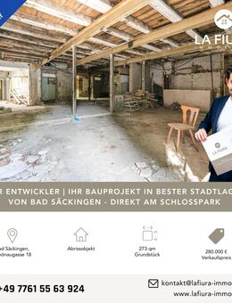 Für Entwickler | Investitionsobjekt im Herzen von Bad Säckingen | direkt am Schlosspark - Bad Säckingen