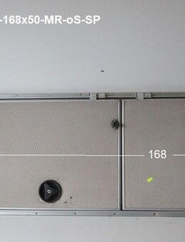 Hobby Wohnwagentür Aufbautür ca 168 x 50 mit Rahmen ohne Schlüssel gebr. - Sonderpreis (zB 460/420 BJ 88) RECHTS (Eingangstür) - Schotten Zentrum