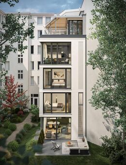 Townhouse mit 2 Wohnungen - Architektonisches Wohnerlebnis mit Terrasse und Dachterrasse in urbaner Toplage - Berlin