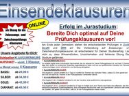Online Einsendeklausurenkurs für Uni-Klausuren, Klausurentraining und Übung, Jura Nachhilfe und Examensrepetitorium - seit 36 Jahren! - Köln