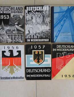 Deutschland im Wiederaufbau 1949 bis 1959, Marshallplan 10 Bücher - Coesfeld