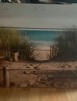 Stranbild aus Holz - Coswig