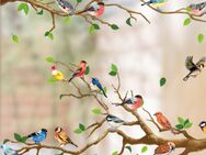 Fensterbild Tattoo Vögel auf Ast - Friedrichsdorf