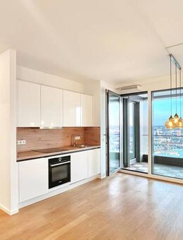 Modernes Zuhause im Europaviertel: 3-Zimmer Wohnung mit hochwertiger Einbauküche und Loggia - Frankfurt (Main)