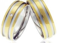 Edelstahlringe MOR4 mit goldfarbiger Beschichtung - Aholming