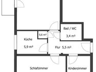 3-Zimmer-Wohnung mit 2 Balkonen in Solingen-Merscheid - Solingen (Klingenstadt)