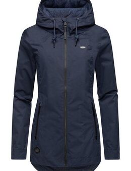 Ragwear Outdoorjacke Zuzka stylische Übergangsjacke mit großer Kapuze