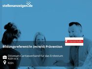 Bildungsreferent/in (m/w/d) Prävention - Köln