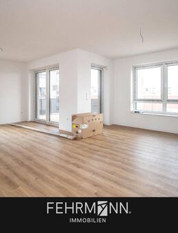 Neubau Drei-Zimmer-Wohnung mit Balkon - in einem zukunftsweisenden Mietobjekt zur Miete! - Wiesmoor