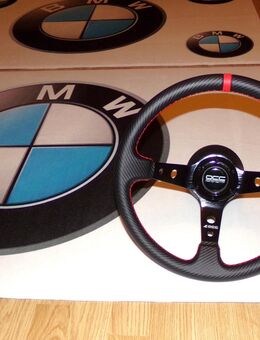 OCC Motorsport Lenkrad Carbon Design + BMW E30 E32 E34 Nabe - Gera