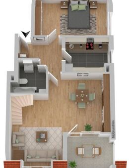Top Kapitalanlage - vermietete 3-Zimmer Maisonette Wohnung in bevorzugter Lage WE33 - Heidenheim (Brenz)