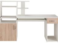 VOGL Möbelfabrik Schreibtisch Don, mit Tastatur- & Druckerauszug, Breite 137,5 cm, Made in Germany
