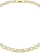 Swarovski Collier Schmuck Geschenk Una Angelic Tennis Halskette, mit Swarovski® Kristall in 00000