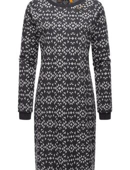 Ragwear Sweatkleid Dassa Aztec stylisches Langarmkleid für den Winter