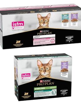 40 x 85 g PURINA PRO PLAN Sterilised Adult + 10 x 85 g Maintenance gratis! - 40 x 85 g Delicate Meeresfisch & Truthahn + 10 x 85 g Truthahn