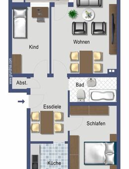 Gut geschnittene Eigentumswohnung mit Balkon - provisionsfreie Kapitalanlage - Köln
