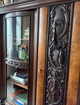 Antiquität Arbeitszimmer Jugendstil Eßtisch zum ausziehen &4 Stühle - Leipzig Nord