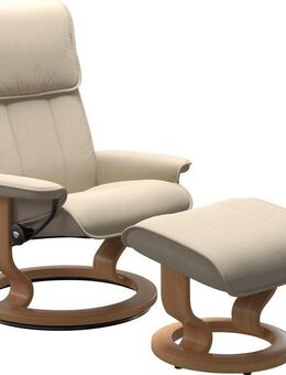 Stressless® Fußhocker Admiral, mit Classic Base, Gestell Eiche