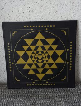 Leinwandbild 17/ Sri Yantra . Acrylbild. - Unna