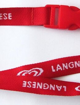 Langnese - Schlüsselband Rot - Doberschütz