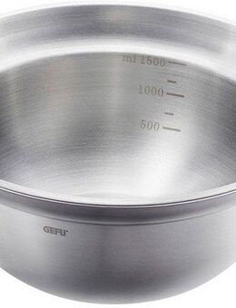 GEFU Schüssel PREMIO, Edelstahl 18/10, (1-tlg), mit ergonomische Griffe für sichere Handhabung