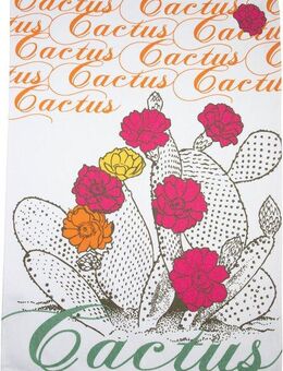 stuco Geschirrtuch Kaktus, (Set, 3-tlg), bedruckt