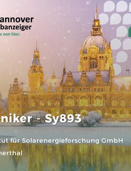 Techniker*in (m/w/d) - SY893 - Emmerthal