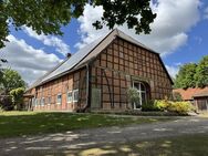 Wohnen im historischen Fachwerkhaus: Viel Raum für Familie, Hobbys und Erholung inmitten der Natur - Dannenberg (Elbe)