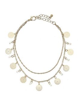 LASCANA Fußkette, Fußkettchen-Armband, Fußkettchen mit Anhänger, Fußschmuck