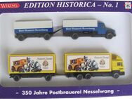 Post Brauerei Nesselwang - Man F90 & Magirus S 7500 - Hängerzug Oldies - 2er Set Museum - LKW - von Wiking - Doberschütz