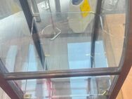 Vitrine ANTIK Nussbaum mit Rundglas Rarität siehe Bilder - Bornheim (Nordrhein-Westfalen)