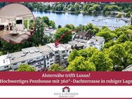 Alsternähe trifft Luxus! Hochwertiges Penthouse mit 360°-Dachterrasse in ruhiger Lage - Hamburg