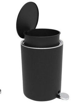 Bischof Kosmetikeimer Design Bad, Ø 21 cm, Höhe 28 cm, Fassungsvermögen 5,5 l