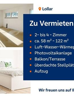 Erstbezug: Moderne 2-Zimmer-Wohnung - Lollar