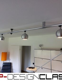 Top Set von 4x Erco Design Kugelleuchten Kugellampen Space Age Strahler Spot Mid Century Eyeball 2 Stromschienen - Hamminkeln Zentrum