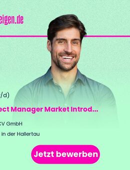 Project Manager (m/w/d) Market Introduction - Au (Hallertau)