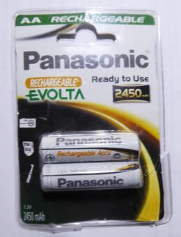 4 Akkus Panasonic Evolta / 2450 mAh / Neu in OVP / kostl.Versand - Bietigheim-Bissingen