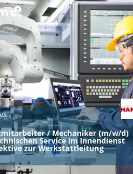 Werkstattmitarbeiter / Mechaniker (m/w/d) für den technischen Service im Innendienst mit Perspektive zur Werkstattleitung - Wiesbaden