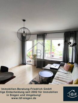 Attraktive 3-Zimmer-Wohnung mit Balkon in ruhiger, aber zentraler Lage - Siegen (Universitätsstadt)