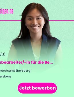 Sachbearbeiter/-in (m/w/d) für die Betreuungsstelle Teilzeit - Ebersberg