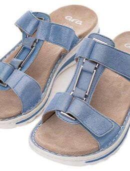 Ara TAMPA Pantolette, Keilabsatz, Sommerschuh, Schlappen mit Schmuckelement, G-Weite