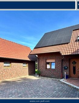 In bester Lage: Kleine Haushälfte mit Garten und Garage - Dinklage