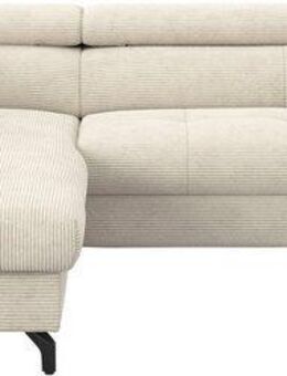 COTTA Ecksofa Aura L-Form, mit Schlaffunktion, Bettkasten und Kopfteilverstellung